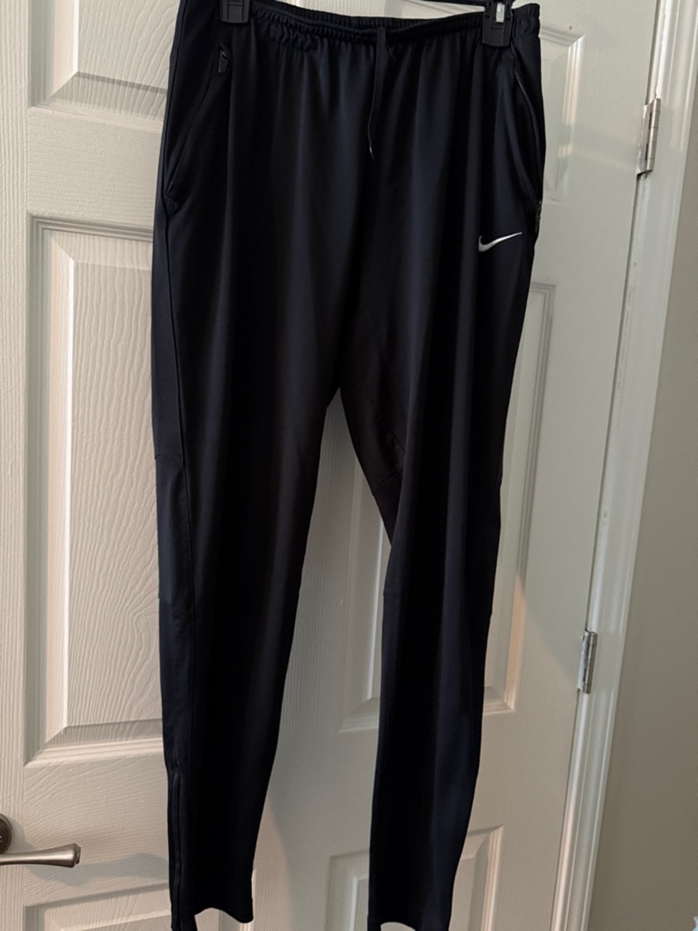 Nike Men’s Black Performance Joggers with Swoosh